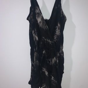 Black Tye Dye Romper